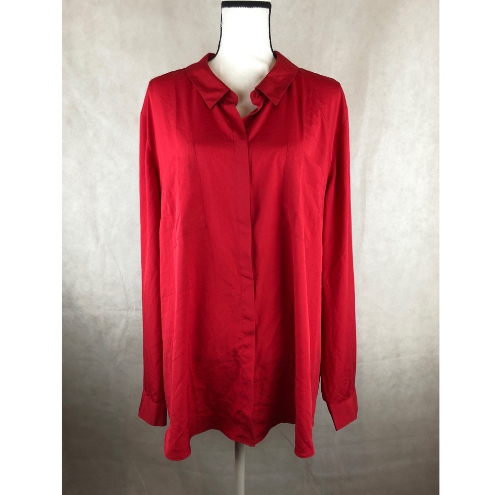 NWOT Office Career Blouse Button Down Shirt